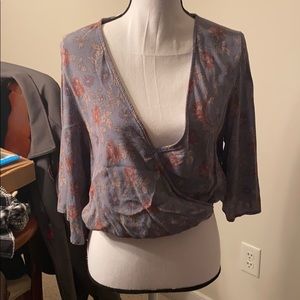 Francescas cross front blouse